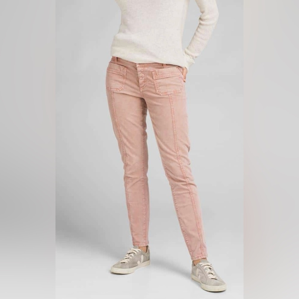 prAna Merrigan corduroy jeans pants  champagne pink 0 NWT